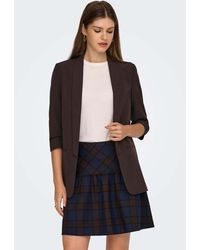 ONLY - Elly 3/4 Sleeve Blazer - Lyst