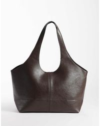 Mango - Structured Tote Bag - Lyst