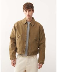 Weekday - Boxy Washed Canvas Jacket - Lyst
