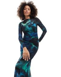 Forever New - Long Sleeve Mesh Maxi Dress - Lyst