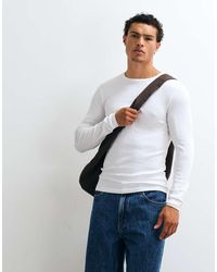ASOS - Essentials Muscle Fit Long Sleeve T-shirt - Lyst