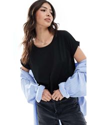 ONLY - Soft Round Neck T-shirt - Lyst