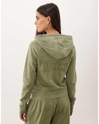 Juicy Couture - Madison Applique Logo Zip Up Hoodie - Lyst