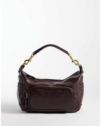 Mango - Schultertasche mit taschen-detail - Lyst