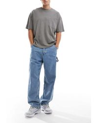 Jack & Jones - Vaqueros Azules Holgados De Estilo Carpintero Alex De - Lyst