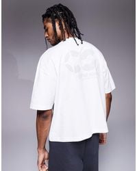 ASOS - Recht Oversized T-Shirt Met Grafische Straatprint - Lyst