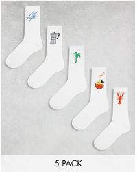 Jack & Jones - 5 Pack Holiday Socks - Lyst