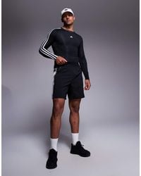 adidas Originals - Adidas Training Essentials 3 Stripe Woven Shorts - Lyst
