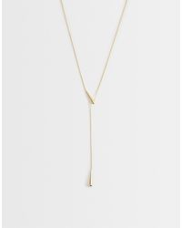 ASOS - – lange halskette im lasso-design - Lyst
