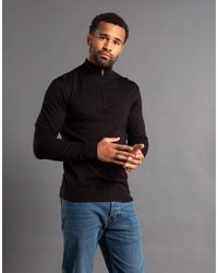 French Connection - 1/2 Zip Knitted Jumper - Lyst