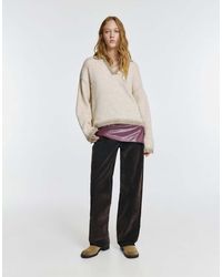 Pull&Bear - Polo Collar Sweater - Lyst