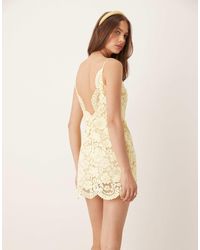 For Love & Lemons - – lakeside – minikleid aus spitze - Lyst