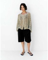 Pull&Bear - Formal Bermuda Shorts With Pleats - Lyst