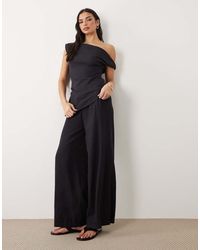 Tala - Resort Wide Leg Linen Trousers - Lyst