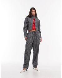 Lioness - Aura Tie Waist Wide Leg Trousers Co-ord - Lyst