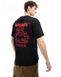 Carhartt - Camiseta negra con estampado trasero - Lyst