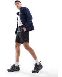 Columbia - Pantalones Cortos Negros Con Diseño Color Block Hike De - Lyst