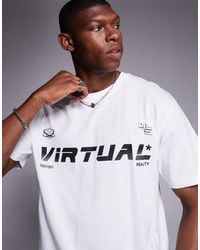 ADPT - Oversized T-Shirt With Front Print - Lyst