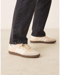 adidas Originals - Zapatillas De Deporte Beis Y Blancas Samba Og De -Blanco - Lyst