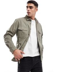ASOS - Cotton Overshirt - Lyst