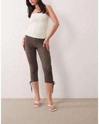 ASOS - Slinky Capri Trousers - Lyst