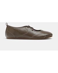 Stradivarius - Elasticated Sneaker Ballerinas - Lyst