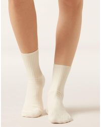 Calzedonia - Ribbed Short Socks - Lyst