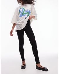 TOPSHOP - Basic Ankle Length Legging - Lyst