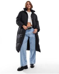 ASOS - Longline Padded Jacket - Lyst