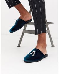 ASOS Mocassini aperti dietro - Blu