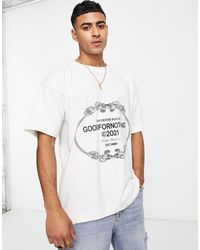 Good For Nothing – oversize-t-shirt - Weiß