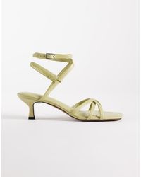 ASOS - Haze Strappy Kitten Heel Sandals - Lyst