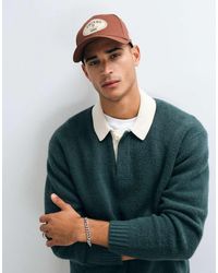 Abercrombie & Fitch - Knitted Long Sleeve Button Up Polo Jumper With Contrast Collar - Lyst