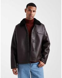 ASOS - Pilotenjack Met Borgkraagje - Lyst