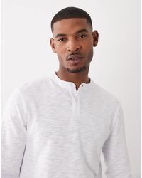 ASOS - Regular Fit Long Sleeve T-shirt With Henley Neck - Lyst