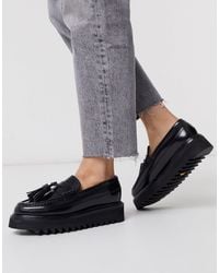 Grenson bethany tasseled leather loafers Clearance