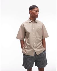 ARKET - Chemise à manches courtes en popeline - Lyst