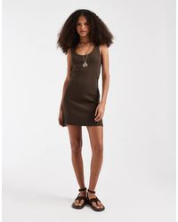 JJXX - Ribbed Tank Dress - Lyst