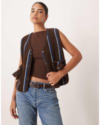 ASOS - Borg Fleece Vest - Lyst