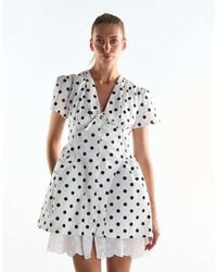 Collective The Label - Corset Mini Skater Dress - Lyst