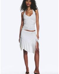 Monki - Fitted Asymmetric Festival Top - Lyst