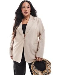 ASOS - Curve Tailored Relaxed Blazer - Lyst