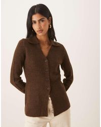 ASOS - Camicia Aderente Taglio Lungo - Lyst