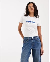 Nike - Varsity Graphic Baby Tee - Lyst