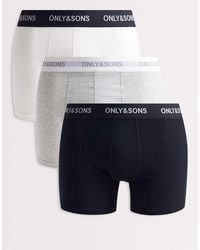 Only & Sons - 3 Pack Trunks - Lyst
