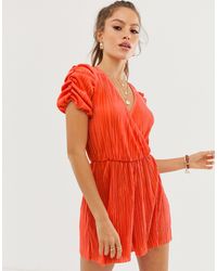 river island plisse jumpsuit