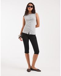 River Island - Button Down Tank Top - Lyst