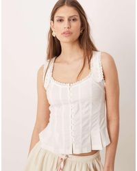 Free People - Bridgette Corset Top - Lyst