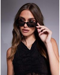 Quay - Gafas De Sol Negras Redondas Estrechas Could Never De Quay - Lyst