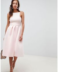 ASOS Vestido midi - Multicolor